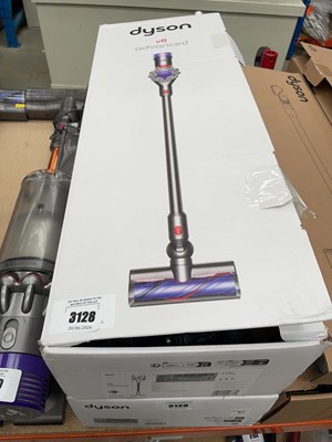 Lot 3128 - Hand held Dyson V8 Advanced with battery,...