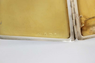 Lot 273 - A silver, parcel gilt and pale blue guilloche...