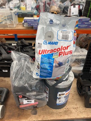 Lot 4625 - Quantity of Ultra Colour Plus tile grout,...