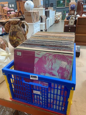 Lot 5390 - Tray of vinyl records including Bonzo Dog Band,...