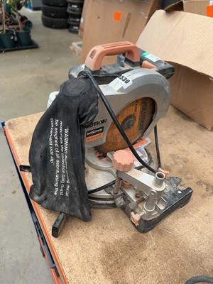 Lot 4530 - 110v Evolution chop saw