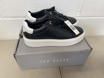 Lot 1823 - Boxed pair of Ted Baker trainers size UK 6