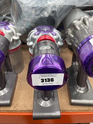Lot 3136 - Hand held Dyson V8 with battery, charger and...