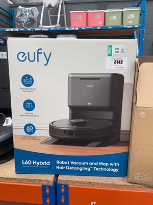 Lot 3142 - Eufy L60 hybrid robot vacuum cleaner