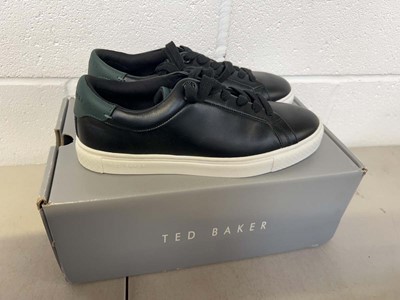 Lot 1826 - Boxed pair of Ted Baker trainers size UK 7