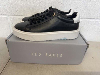 Lot 1827 - Boxed pair of Ted Baker trainers size UK 6.