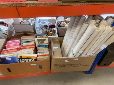 Lot 5396 - 2 boxes of street maps, town maps, OS Map etc
