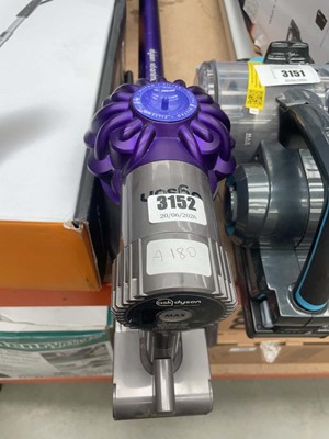 Lot 3152 - Hand held Dyson V6 with pole, head, attachment,...