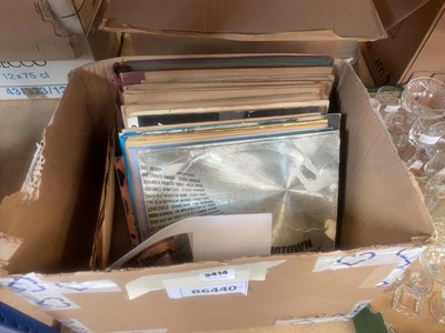 Lot 5414 - Box of vinyl records including Masquerade,...
