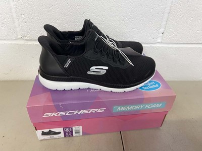 Lot 1837 - Boxed pair of Skechers hands free swift fit...