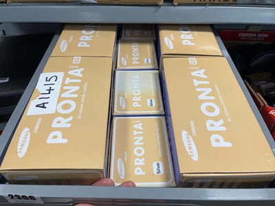 Lot 2306 - Box containing Samsung Pronta cameras