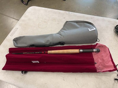 Lot 2312 - Smuggler type fishing rod and case