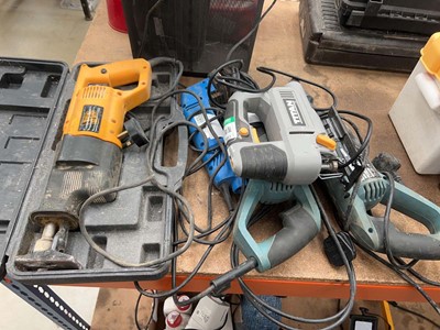 Lot 4544 - Collection of tools to include a 240v JCB...