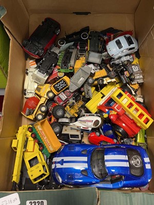 Lot 2320 - Three boxes of diecast model vehicles