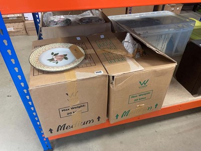 Lot 5449 - 2 boxes containing Johnsons Brothers table...