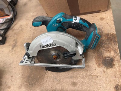 Lot 4555 - Makita cordless skill saw, no battery, no charger