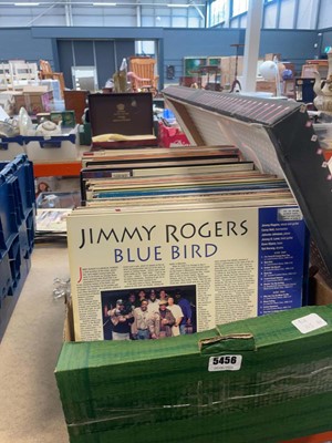 Lot 5456 - Box of vinyl records including Jimmy Rogers,...