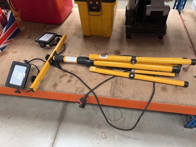 Lot 4564 - LED work light on tripod