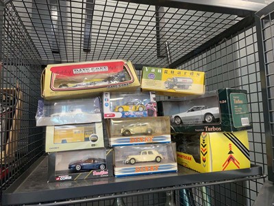 Lot 5481 - Cage containing group of assorted die cast...