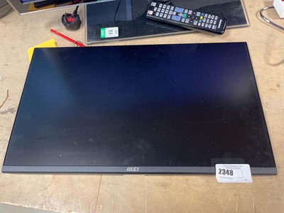 Lot 2348 - Unboxed MSI monitor (no stand or power supply)