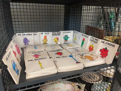 Lot 5485 - Cage containing Mr Men books