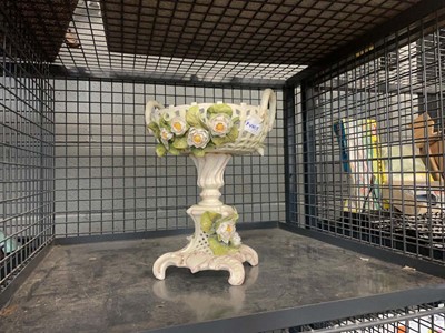 Lot 5487 - Continental porcelain tazza