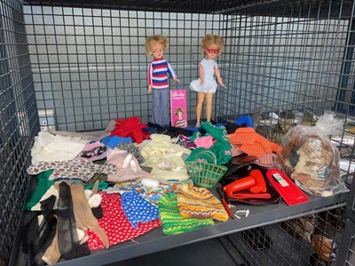 Lot 5491 - 2 Sindy dolls together with selection of...