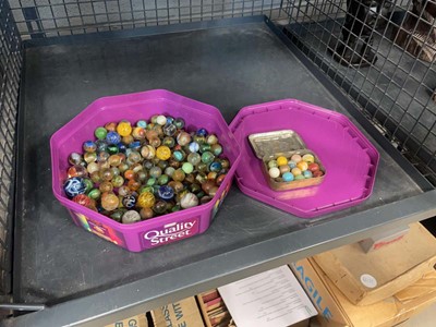 Lot 5492 - Group of antique and vintage marbles
