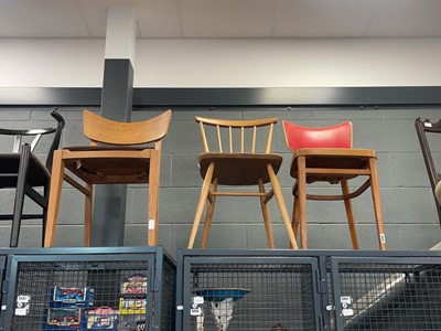 Lot 5494 - Ercol spindle back chair together with 2 other...