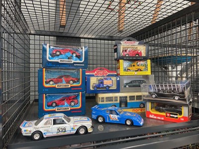 Lot 5502 - Cage containing Matchbox and other die cast...