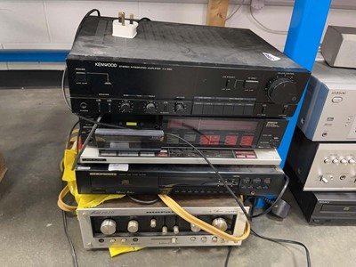 Lot 2368 - Selection of audio equipment - Kenwood...