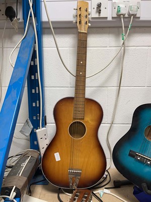 Lot 2377 - Three acoustic guitars
