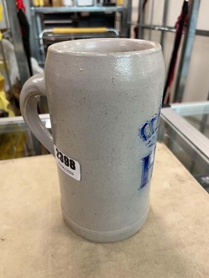 Lot 2398 - Stein containing various coins