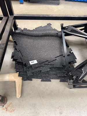Lot 4648 - Small quantity of rubberised matting