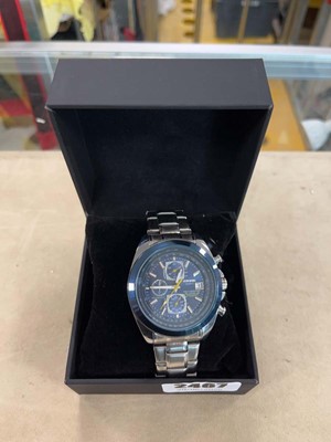 Lot 2467 - Visioner quartz wristwatch in a case