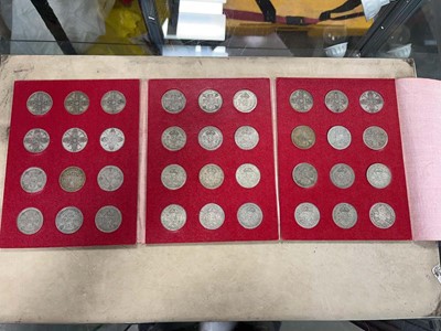 Lot 2471 - Folder containing various florins