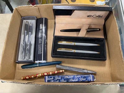 Lot 2474 - Box containing various pens