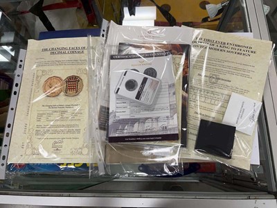 Lot 2475 - Box containing various coins