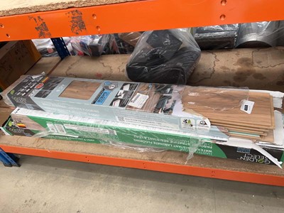 Lot 4668 - Three boxes of click together laminate flooring