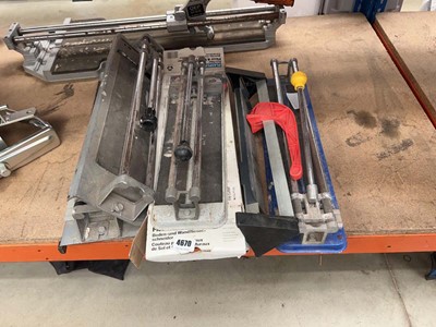 Lot 4670 - Six tile cutters