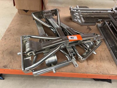 Lot 4671 - Three stainless steel jack points