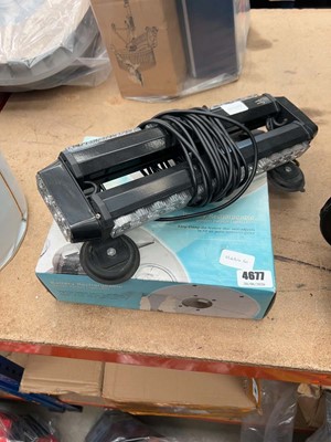 Lot 4677 - A set of car lights and a battery...
