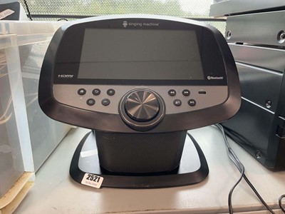 Lot 2521 - Karaoke singing machine - no microphones