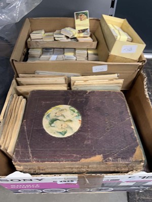 Lot 2529 - 2 boxes containing various cigarette cards