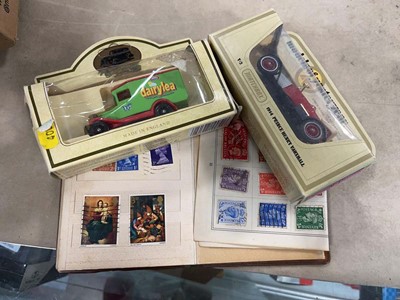 Lot 2490 - Box containing diecast model vehicles,...