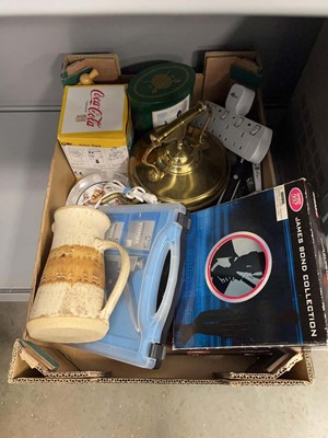 Lot 2546 - Box containing various items including staple...