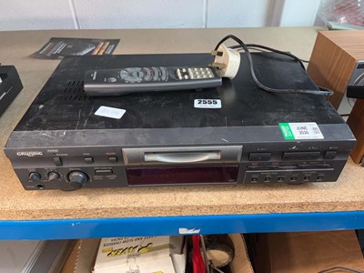 Lot 2555 - Grundig mini disk player with remote control