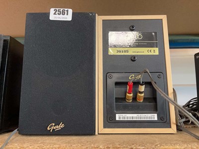 Lot 2561 - 2 Gale 2010s speakers