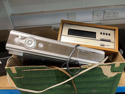 Lot 2563 - BSR McDonald 8 track stereo player, plus...