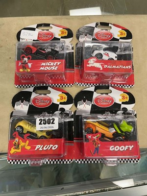 Lot 2502 - 4 diecast Disney cars